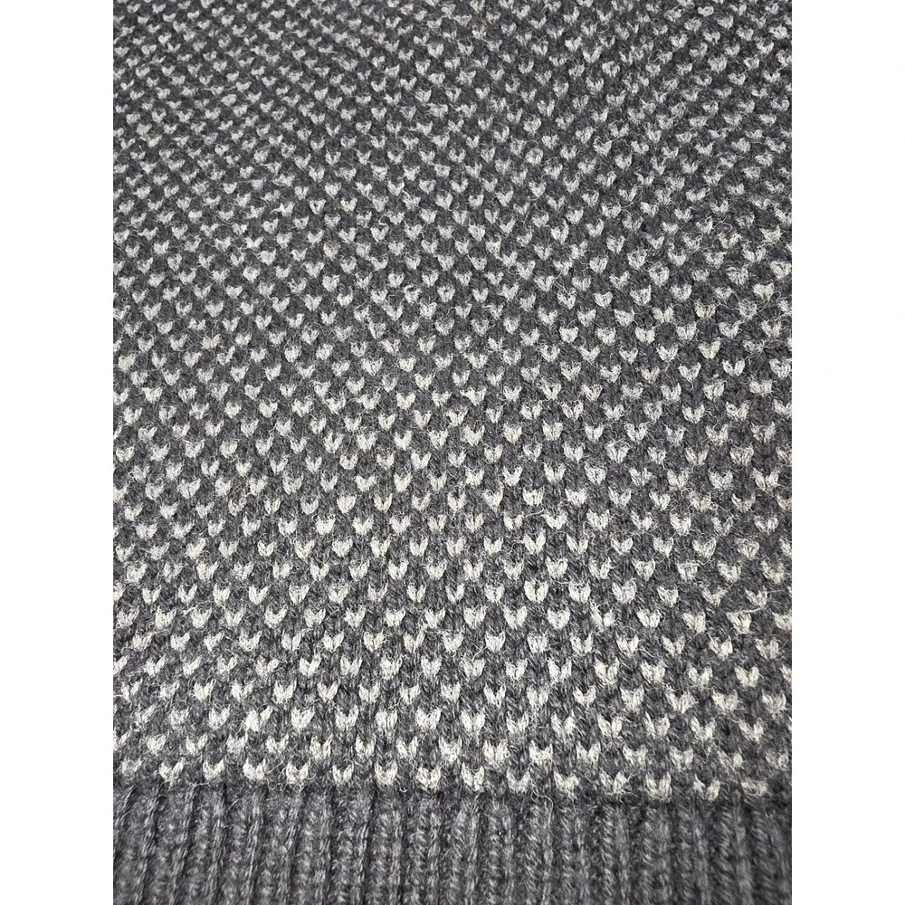 Goodfellow & Co Mens XXL Quarter Zip Sweater Black Grey Cotton Pullover